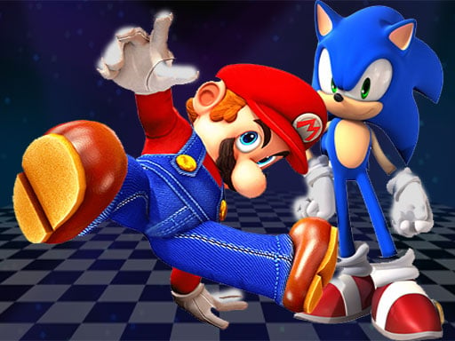 Super Mario & Sonic FNF Dance